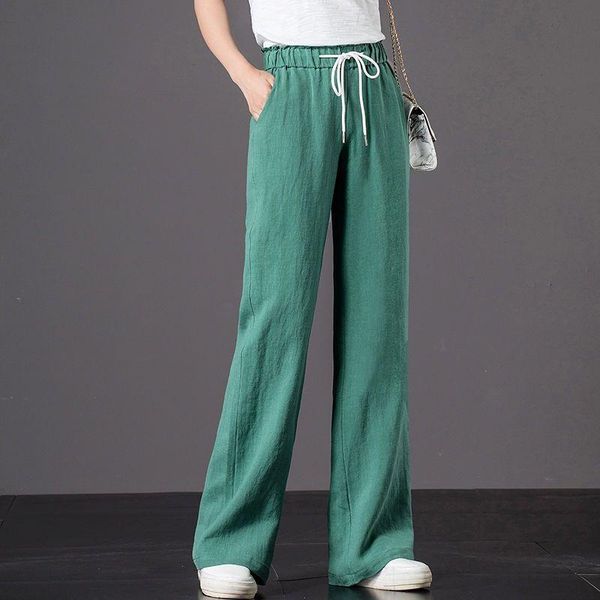 women's pants & capris wide leg women cotton and linen spring summer high waist loose-fit fashion casual korean-style, Black;white
women's pants & capris wide leg women cotton and linen spring summer high waist loose-fit fashion casual korean-style, Black;white