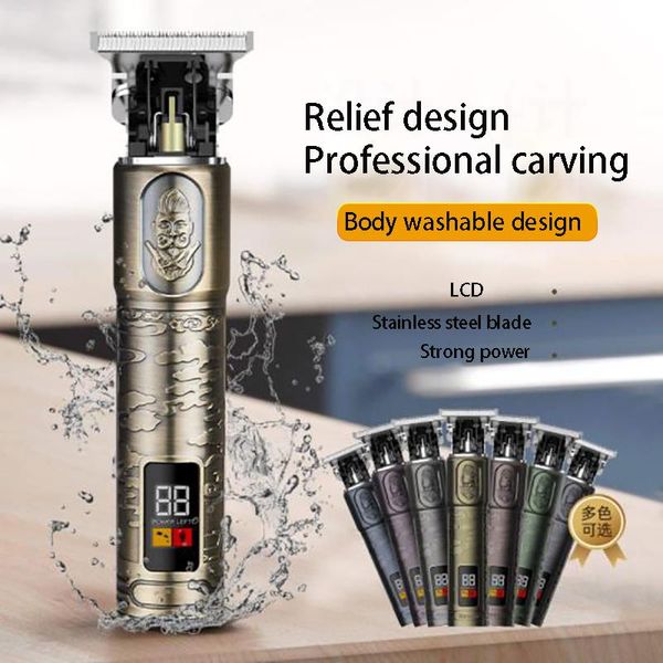 hair clippers 2021 usb electric rechargeable oil head clipper lcd digital display t9 engraving scissors
hair clippers 2021 usb electric rechargeable oil head clipper lcd digital display t9 engraving scissors