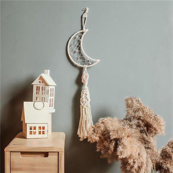 decorative objects & figurines fashion dream catcher pendant moon decoration bohemian style handmade woven cotton rope
decorative objects & figurines fashion dream catcher pendant moon decoration bohemian style handmade woven cotton rope