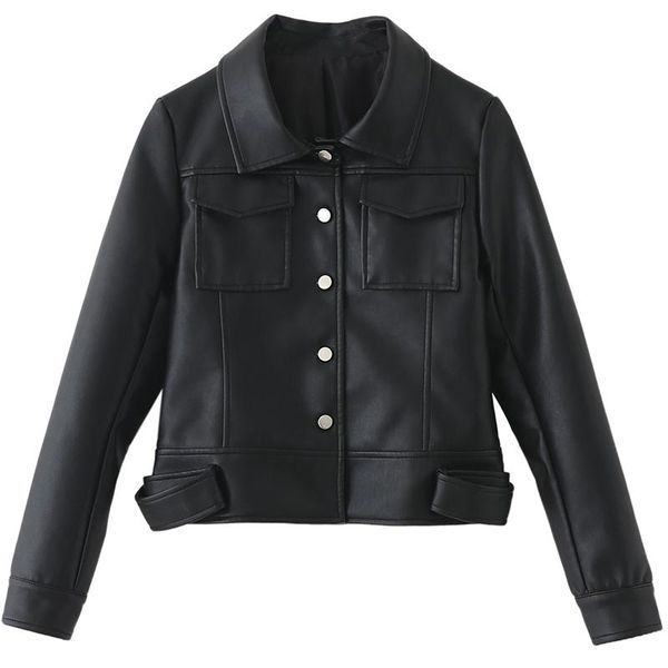 women's leather & faux spring women slim jackets female short jacket autumn ladies black pu leahter
women's leather & faux spring women slim jackets female short jacket autumn ladies black pu leahter
