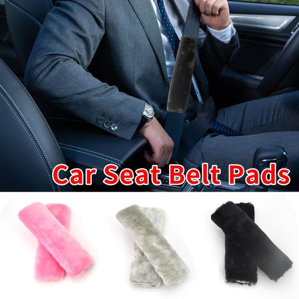 safety belts & accessories 2pcs seat belt covers soft velvet car shoulder pad for adults youth kids suv airplane camera backpack straps
safety belts & accessories 2pcs seat belt covers soft velvet car shoulder pad for adults youth kids suv airplane camera backpack straps