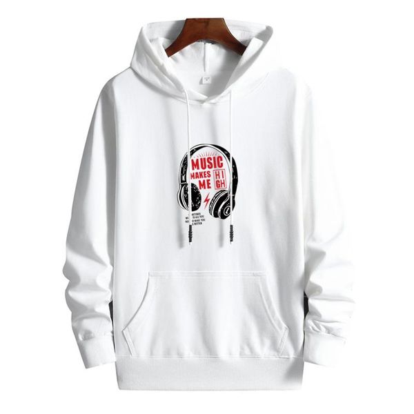 hoodie men's harajuku style headphone pattern printed long sleeve fashion casual sporty loose cotton hoodies & sweatshirts, Black
hoodie men's harajuku style headphone pattern printed long sleeve fashion casual sporty loose cotton hoodies & sweatshirts, Black