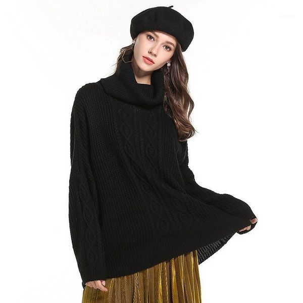women's sweaters larci 2021 winter women knit pullovers turtleneck batwing sleeve loose crochet flower knitted lzj043, White;black
women's sweaters larci 2021 winter women knit pullovers turtleneck batwing sleeve loose crochet flower knitted lzj043, White;black
