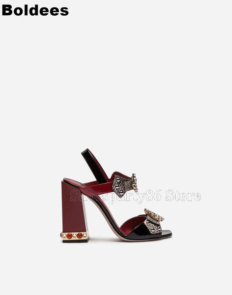 vintage designer jewel chunky blocked heeled ankle wrap crystal buckle high heel open toe sandals women summer shoes, Black
vintage designer jewel chunky blocked heeled ankle wrap crystal buckle high heel open toe sandals women summer shoes, Black