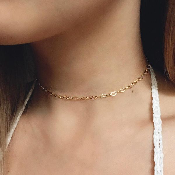 chokers tiny heart choker necklace cute dainty minimalist layering for women girls gifts, Golden;silver
chokers tiny heart choker necklace cute dainty minimalist layering for women girls gifts, Golden;silver