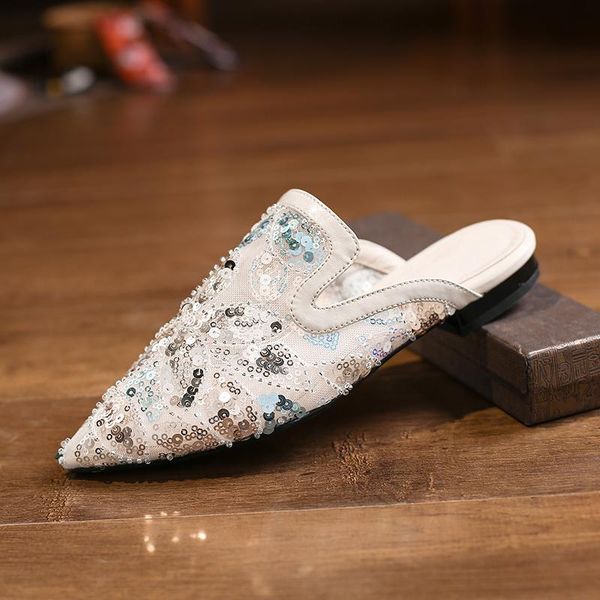 slippers fashion genuine leather shoes for women concise 2021 summer bling casual basic walk falt, Black
slippers fashion genuine leather shoes for women concise 2021 summer bling casual basic walk falt, Black