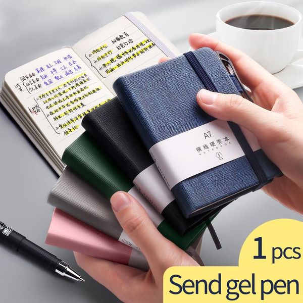 notepads a7 thick pockets notebook portable notepad students carry mini simple hand written word book record memo stationery a6 diary, Purple;pink
notepads a7 thick pockets notebook portable notepad students carry mini simple hand written word book record memo stationery a6 diary, Purple;pink