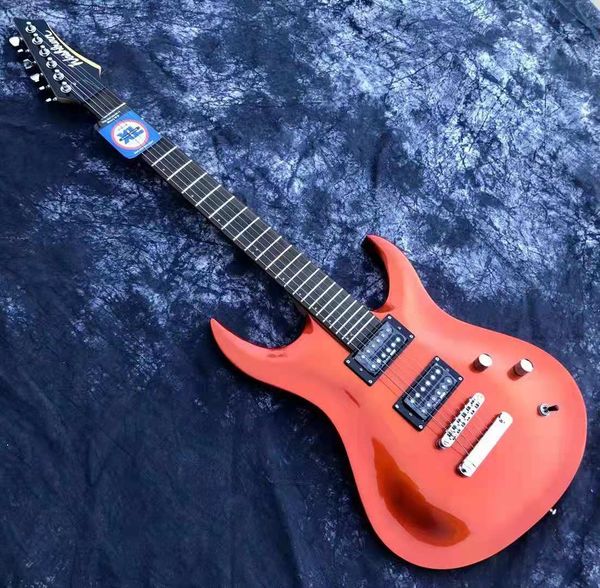 6 string baking maple orange electric guitar