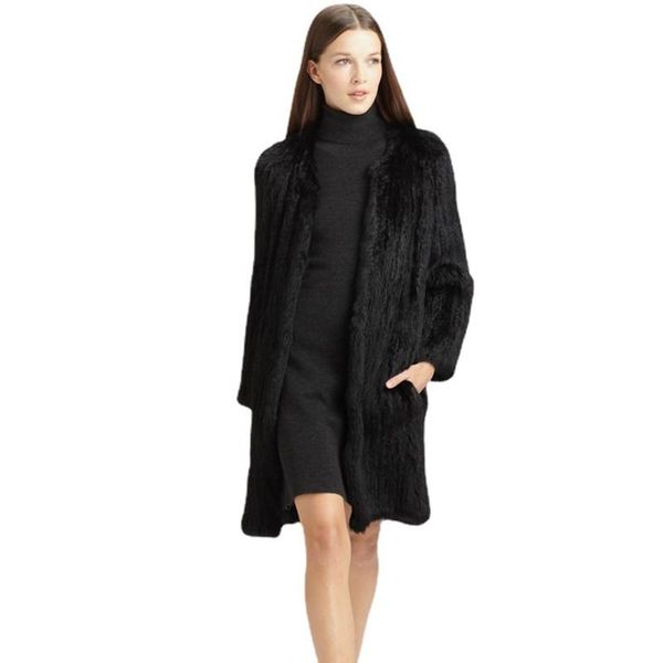 women's fur & faux encrypted thick hand-woven real coat mid-length ladies temperament commuter cn(origin) single breasted wide-waiste, Black
women's fur & faux encrypted thick hand-woven real coat mid-length ladies temperament commuter cn(origin) single breasted wide-waiste, Black
