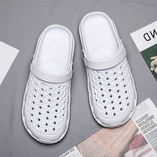men womens sport trainer size hole sandals shoes trend casual summer 2021 beach dual-use outdoor men's baotou sandal and slippers code:, Black
men womens sport trainer size hole sandals shoes trend casual summer 2021 beach dual-use outdoor men's baotou sandal and slippers code:, Black