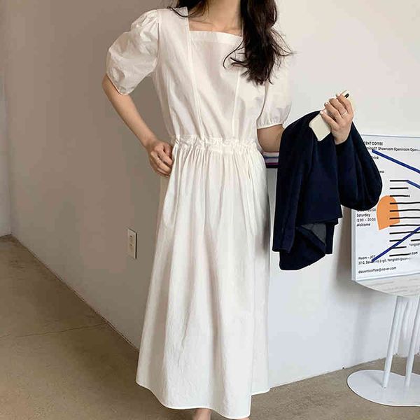 ewq women white casual lacing shirring long dress square collar short puff sleeve fashion spring summer 2f0434 210510, Black;gray
ewq women white casual lacing shirring long dress square collar short puff sleeve fashion spring summer 2f0434 210510, Black;gray