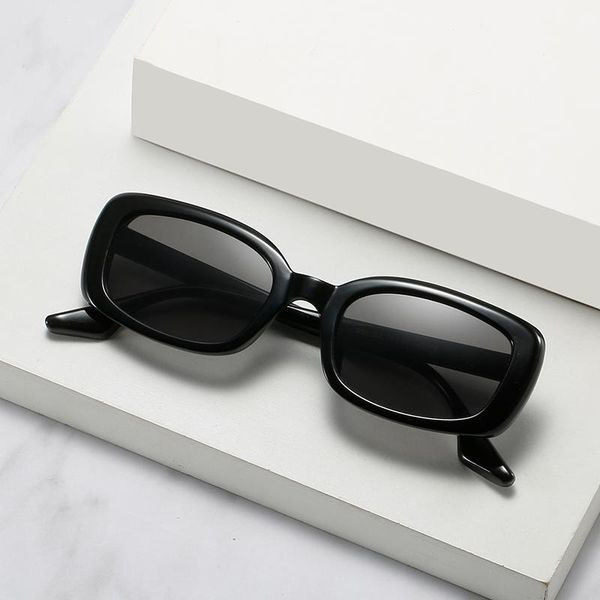 sunglasses vintage fashion small size rectangular trendy men women shades, White;black
sunglasses vintage fashion small size rectangular trendy men women shades, White;black