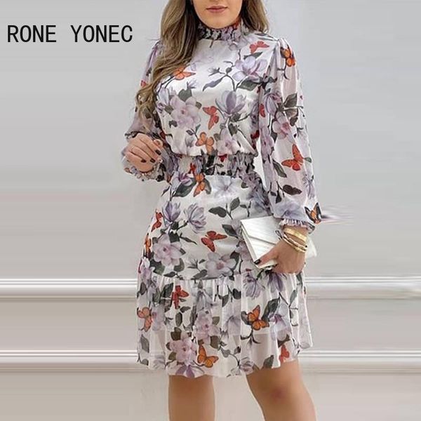 casual dresses women waistband lantern sleeve high neck all over print mini floral dress, Black;gray
casual dresses women waistband lantern sleeve high neck all over print mini floral dress, Black;gray