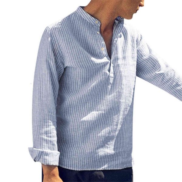 men's casual shirts helisopus cotton long sleeve mens spring autumn striped slim fit stand collar shirt male clothes plus size 5xl r1nu, White;black
men's casual shirts helisopus cotton long sleeve mens spring autumn striped slim fit stand collar shirt male clothes plus size 5xl r1nu, White;black