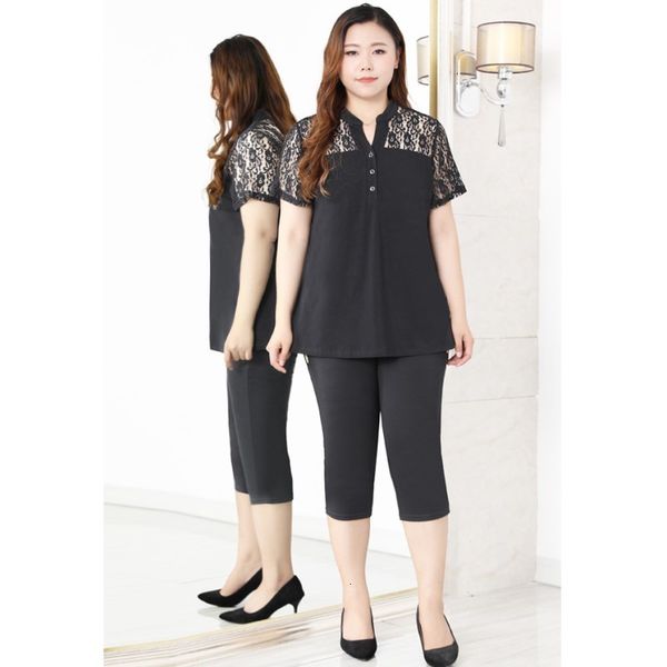 tee plus size 10xl 8xl 6xl 4xl femme women's sleeves short t-shirt summer elegant patchwork lace black ol clothes for mujers, White
tee plus size 10xl 8xl 6xl 4xl femme women's sleeves short t-shirt summer elegant patchwork lace black ol clothes for mujers, White