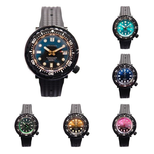 watch proxima tuna mechanical men diver nh35 stainless steel automatic sports wrist es luxury fashion present for women, Slivery;brown
watch proxima tuna mechanical men diver nh35 stainless steel automatic sports wrist es luxury fashion present for women, Slivery;brown