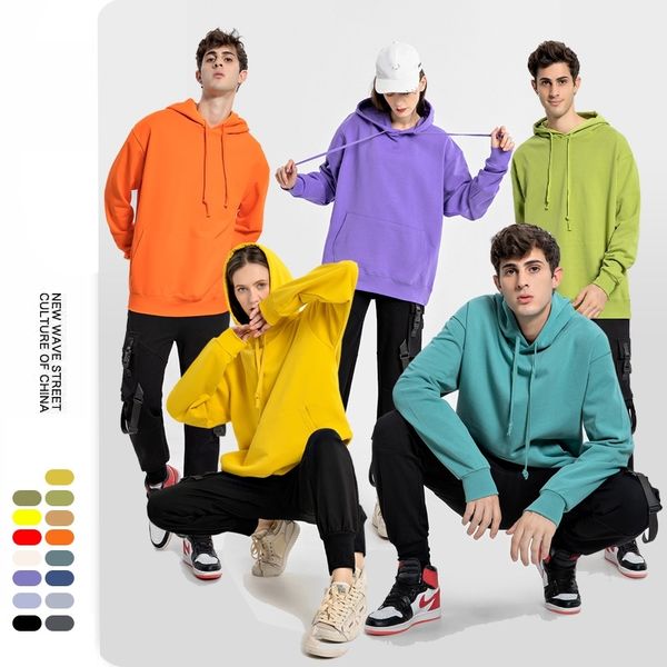 380g. oversize thickened candy solid color hoodie loose shoulder large terry fashion and women's sweater, Black
380g. oversize thickened candy solid color hoodie loose shoulder large terry fashion and women's sweater, Black