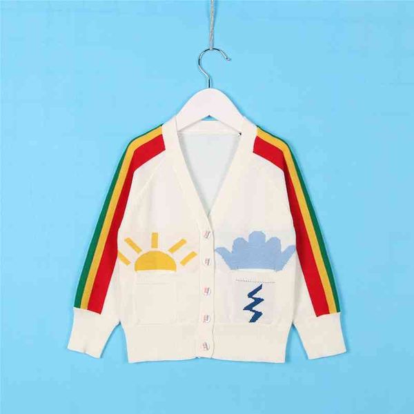 1-7yrs girls cardigan coat knitted sweater spring autumn sweaters sweet pull fille rainbow baby clothes 210429, Blue
1-7yrs girls cardigan coat knitted sweater spring autumn sweaters sweet pull fille rainbow baby clothes 210429, Blue