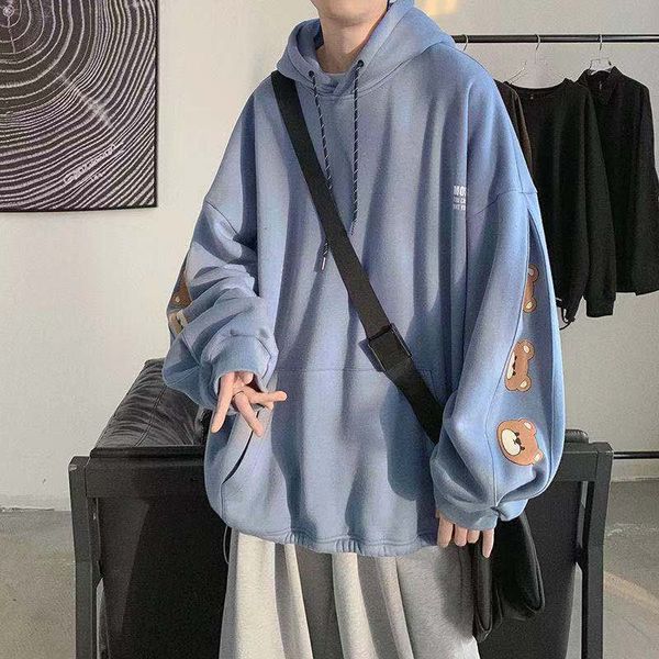 men's hoodies & sweatshirts hooded hoodies, casual hoodie, cartoon print and fashionable clothes, blue/gray colour, 6j1g, Black
men's hoodies & sweatshirts hooded hoodies, casual hoodie, cartoon print and fashionable clothes, blue/gray colour, 6j1g, Black