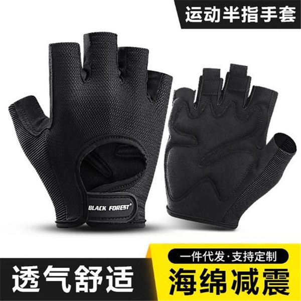 cycling gloves sports half finger gym golves non-slip wear-resistant -absorbing a0099, Black
cycling gloves sports half finger gym golves non-slip wear-resistant -absorbing a0099, Black