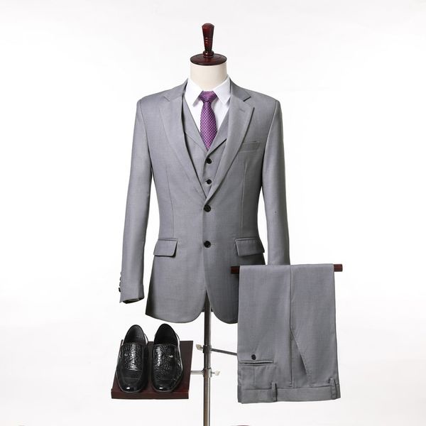 men's suits & blazers male gray suit fine business adjustment office job graduation party unique banquet breasted two buttons daily lif, White;black
men's suits & blazers male gray suit fine business adjustment office job graduation party unique banquet breasted two buttons daily lif, White;black