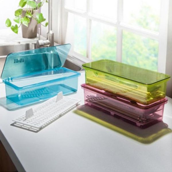 storage bottles & jars drain tableware box plastic transparent dust-proof drying chopsticks cage multifunction bacteriostatic kitchen organi
storage bottles & jars drain tableware box plastic transparent dust-proof drying chopsticks cage multifunction bacteriostatic kitchen organi