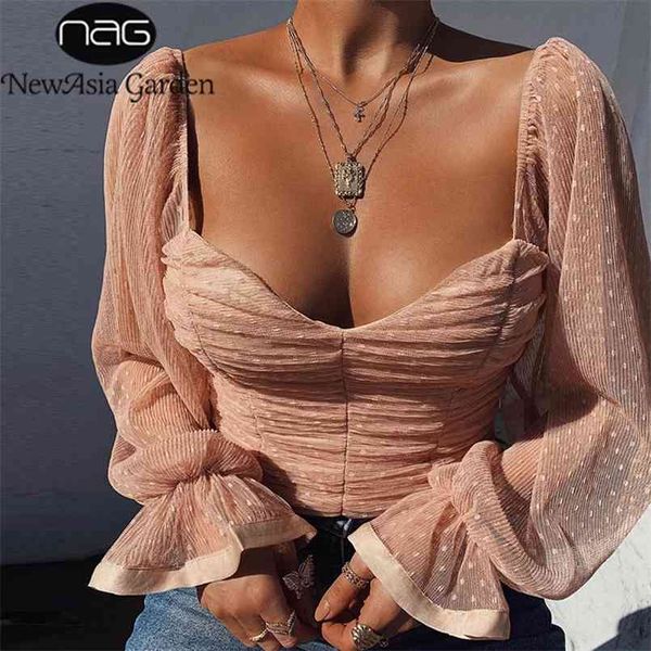 asia polka dot blouse women mesh shirts pink sweetheart neckline lantern sleeve ruched white blusas vintage shirt 210730
asia polka dot blouse women mesh shirts pink sweetheart neckline lantern sleeve ruched white blusas vintage shirt 210730