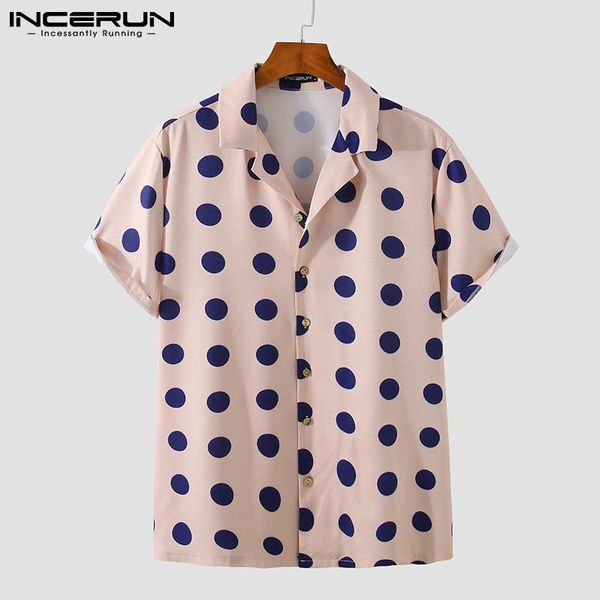 men's casual shirts 2021 men shirt polka dot print breathable lapel short sleeve summer fashion hawaiian shits camisas hombre streetwea, White;black
men's casual shirts 2021 men shirt polka dot print breathable lapel short sleeve summer fashion hawaiian shits camisas hombre streetwea, White;black