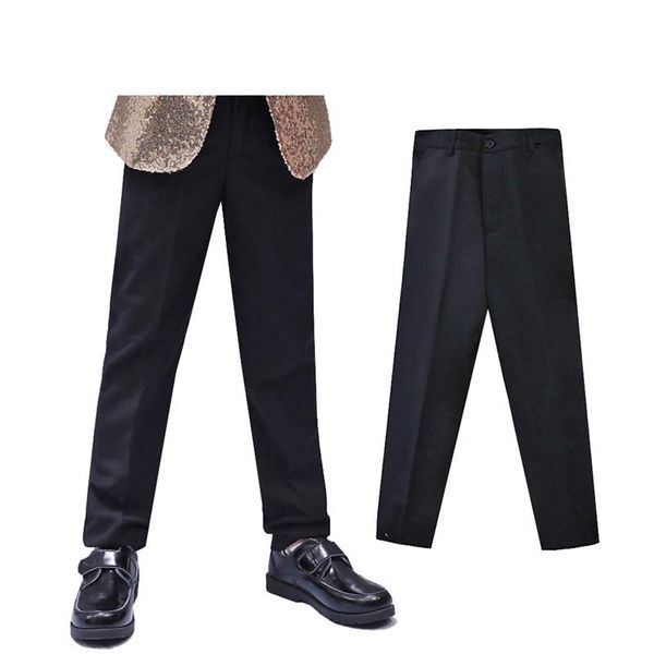 trousers children's black boys' school uniform pants performance party stage suit casual, Blue
trousers children's black boys' school uniform pants performance party stage suit casual, Blue