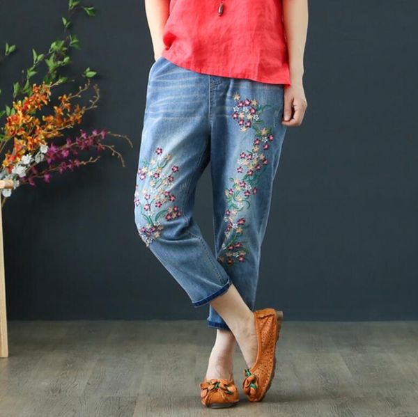 summer high waist jeans for women 2021 vintage embroidery plus size casual elastic denim pants w927 women's, Blue
summer high waist jeans for women 2021 vintage embroidery plus size casual elastic denim pants w927 women's, Blue