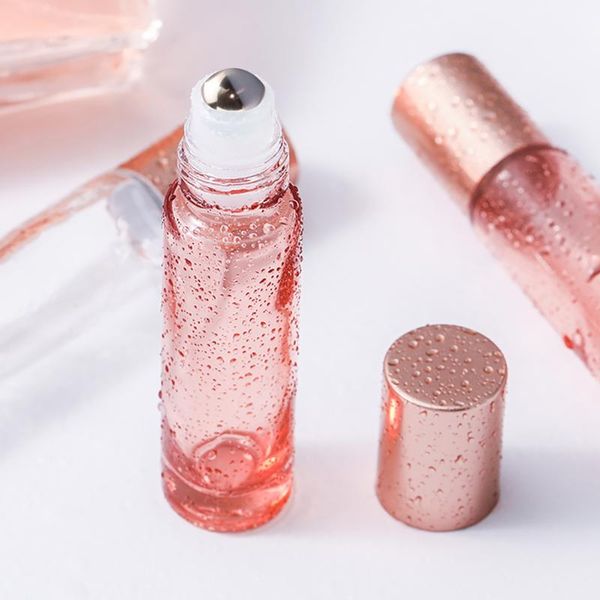 storage bottles & jars 10ml essential oil glass roller with balls perfume roll on vials travel clear bottle
storage bottles & jars 10ml essential oil glass roller with balls perfume roll on vials travel clear bottle