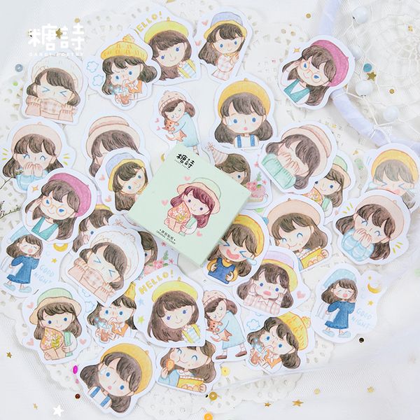 45 Pcs/Pack Cute Cartoon Girls Mini Adhesive Stickers Scrapbooking Diary Album Stick Label Paper DIY Decor, Default color
45 Pcs/Pack Cute Cartoon Girls Mini Adhesive Stickers Scrapbooking Diary Album Stick Label Paper DIY Decor, Default color