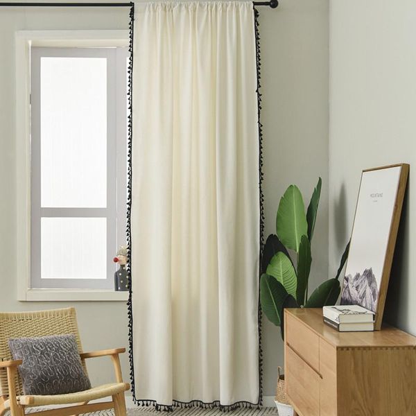 curtain & drapes 1pcs 1.4m wide nordic simple cotton linen tassel bedroom living room semi-blackout home decoration
curtain & drapes 1pcs 1.4m wide nordic simple cotton linen tassel bedroom living room semi-blackout home decoration