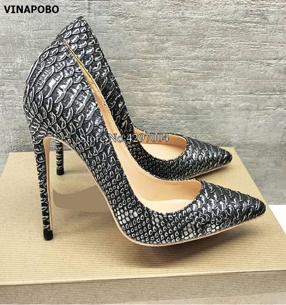vinapobo women high heels pumps wedding shoes snake patter print pointed toe stiletto ladies nightclub plus size 43 dress, Black
vinapobo women high heels pumps wedding shoes snake patter print pointed toe stiletto ladies nightclub plus size 43 dress, Black
