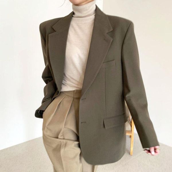 women's suits & blazers women retro suit surperior long-sleeved jacket female office dress trajes mujer black green winter autu, White;black
women's suits & blazers women retro suit surperior long-sleeved jacket female office dress trajes mujer black green winter autu, White;black