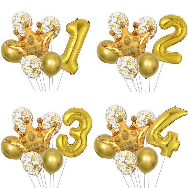 party decoration 7pcs gold number foil balloons confetti latex balloon for kids birthday 1st girl boy baby shower
party decoration 7pcs gold number foil balloons confetti latex balloon for kids birthday 1st girl boy baby shower