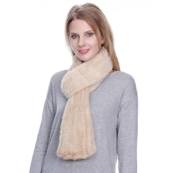 korean mink scarf female winter fur double woven scarves, Blue;gray 
korean mink scarf female winter fur double woven scarves, Blue;gray