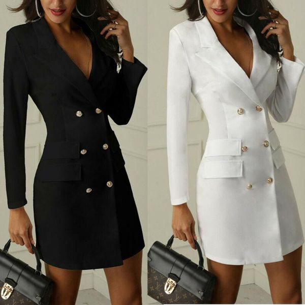 hirigin fashion women's long slim fit v-neck sleeve double breasted winter warm wool jacket outwear casual dresses, Black;gray
hirigin fashion women's long slim fit v-neck sleeve double breasted winter warm wool jacket outwear casual dresses, Black;gray
