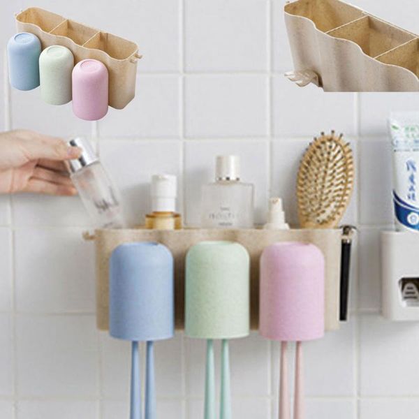 bathroom storage & organization 3 cups natural straw anti-dust electrictoothbrush multifunctional toothbrush holder wall mounted household a
bathroom storage & organization 3 cups natural straw anti-dust electrictoothbrush multifunctional toothbrush holder wall mounted household a