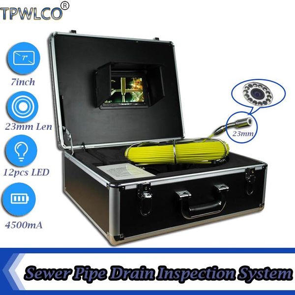 7" lcd screen waterproof sewer pipe drain inspection system with 12v4500ma battery box 23mm industrial 20m ip cameras
7" lcd screen waterproof sewer pipe drain inspection system with 12v4500ma battery box 23mm industrial 20m ip cameras