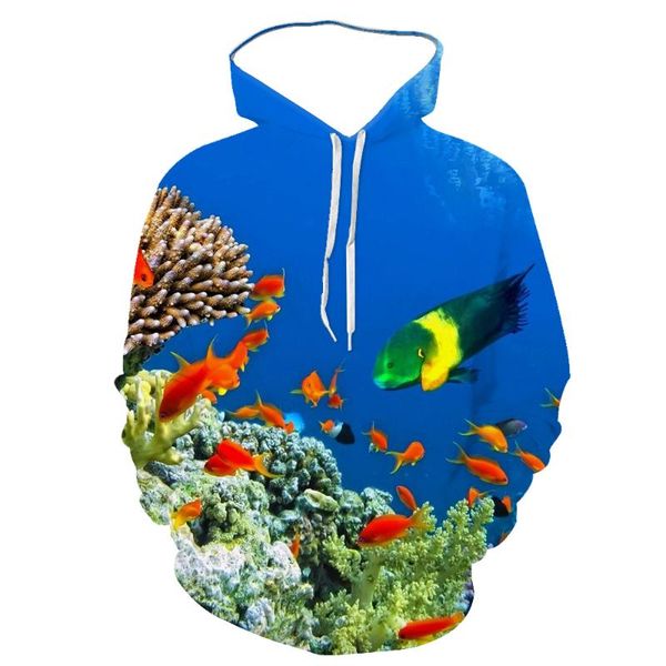men's hoodies & sweatshirts 2021 3d marine life spring and autumn print hoodie blue sea fish fashion customizable parent-child sweatshi, Black
men's hoodies & sweatshirts 2021 3d marine life spring and autumn print hoodie blue sea fish fashion customizable parent-child sweatshi, Black