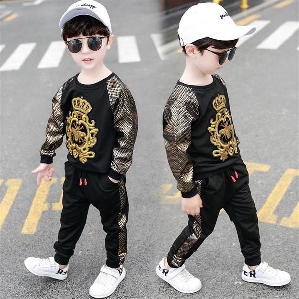 fashion boy cool streetwear sequin embroidery children clothing boys spring t shirt long pants sport suit baby kids clothes sets, White
fashion boy cool streetwear sequin embroidery children clothing boys spring t shirt long pants sport suit baby kids clothes sets, White