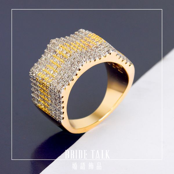 bridetalk luxury large ring for women design jewelry gold and white color micro pave cubic zirconia polygon big finger rings, Slivery;golden
bridetalk luxury large ring for women design jewelry gold and white color micro pave cubic zirconia polygon big finger rings, Slivery;golden