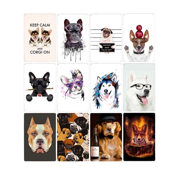 cartoon dogs metal tin signs cute pet plaque pub bar club pet shop wall decorative plates home decor 20x30cm
cartoon dogs metal tin signs cute pet plaque pub bar club pet shop wall decorative plates home decor 20x30cm
