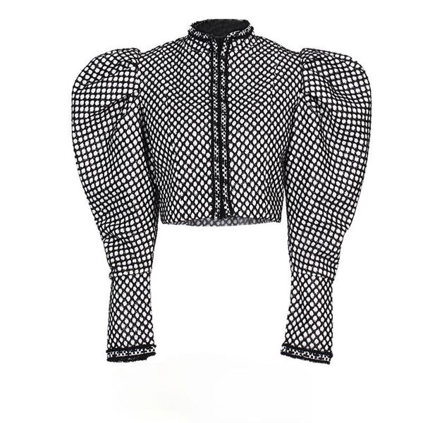 chic street style dot print crop jackets women 2021 spring puff sleeve stand collar silm coats casual all-match female women's, Black;brown
chic street style dot print crop jackets women 2021 spring puff sleeve stand collar silm coats casual all-match female women's, Black;brown