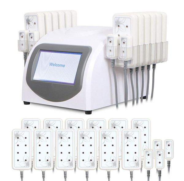 slimming loss 5mw 635nm650nm lipo laser 14 pads cellulite removal beauty body shaping machine equipment
slimming loss 5mw 635nm650nm lipo laser 14 pads cellulite removal beauty body shaping machine equipment