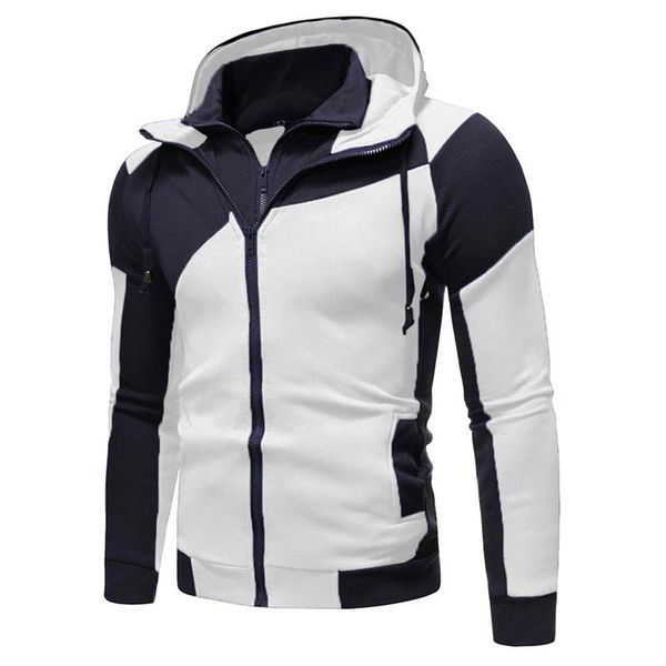 men's hoodies & sweatshirts brand 2021 autumn winter men patchwork hoody fleece tracksuit male warm hooded zipper sportswear, Black
men's hoodies & sweatshirts brand 2021 autumn winter men patchwork hoody fleece tracksuit male warm hooded zipper sportswear, Black