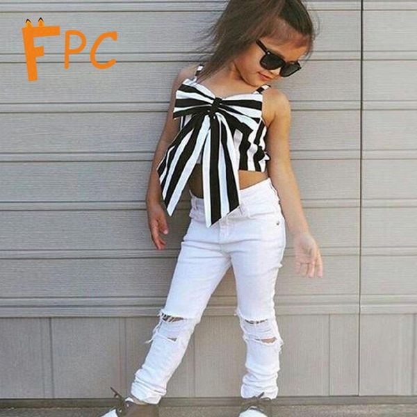 clothing sets fashion striped print bow solid hole two-piece suit girls skinny elastic waist spaghetti strap tropical square neck 1-7t, White
clothing sets fashion striped print bow solid hole two-piece suit girls skinny elastic waist spaghetti strap tropical square neck 1-7t, White