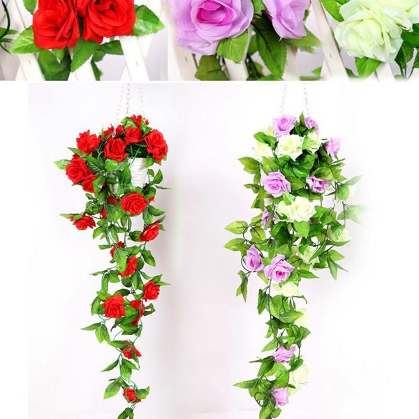 multicolor optional simulated rose vine artificial silk flower diy room wall wedding scene ceiling decoration jh42 decorative flowers & wrea
multicolor optional simulated rose vine artificial silk flower diy room wall wedding scene ceiling decoration jh42 decorative flowers & wrea