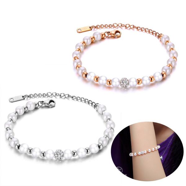 beaded, strands 2021 trend titanium steel bracelet for women jewelry korean fashion pearl spacer beads inlaid zircon wrist, Black
beaded, strands 2021 trend titanium steel bracelet for women jewelry korean fashion pearl spacer beads inlaid zircon wrist, Black